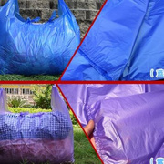 高档货打包货装大号蓝色塑料袋子用服防搬家袋大码装水方品t