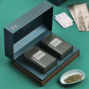 高档茶叶包装盒绿茶明前龙井，碧螺春毛尖空盒，礼盒装通用包装盒定制