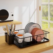 厨房置物架碗碟架碗盘架单层碗架台面多功能橱柜内碗筷，收纳沥水架