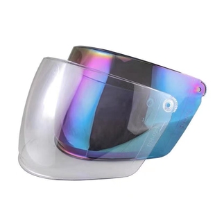 电动摩托车头盔镜片，通用挡风镜电瓶车，安全帽玻璃防雾面罩电动车