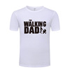 创意纯棉短袖儿童T恤 The Walking Dad 搞笑 男女童中大童T恤亲子