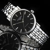 手表品牌防水镶钻女士钢带机械表，女瑞士精钢皮带男士国产腕表