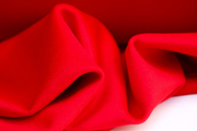 大牌原版进口大红正红色双面羊绒也揭开羊毛，面料设计师大衣布料