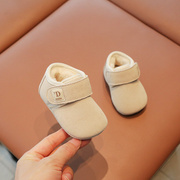 一岁男宝宝雪地靴防滑3-6-12月婴儿棉鞋加厚保暖冬季婴幼儿鞋子女