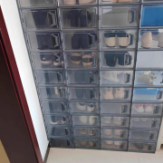 鞋盒收纳盒透明鞋子收纳神器省空间，抽屉式鞋柜鞋收纳折叠鞋架塑料