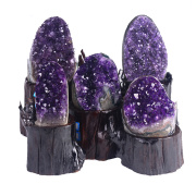 天然紫晶洞紫晶簇摆件紫水晶洞聚宝盆水晶簇饰品消磁净化风水摆件
