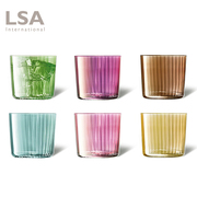 英国LSA进口玻璃水杯家用套装夏季女生高颜值大容量情侣杯子ins风