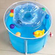 婴儿游泳桶宝宝新生儿游泳池浴缸家用折叠小儿童浴盆洗澡桶蓝