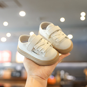 婴儿鞋春季1一2岁幼儿软底学步鞋宝宝小白鞋透气女宝板鞋男童单鞋