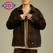 Dickies 春夏格子条纹休闲夹克 保暖外套宽松