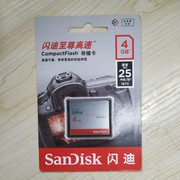 sandisk/闪迪 cf 4g  167X 25M/S 高速cf卡 单反相机内存卡存储卡