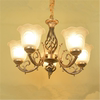 欧式铁艺吊灯美式古铜色返古复古客厅餐厅卧室店铺商用灯饰灯具