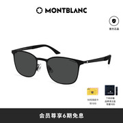 万宝龙(万宝龙)montblanc黑超墨镜矩形时尚防晒太阳镜mb0331s