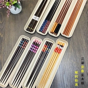 木制餐具木勺木筷便携筷子学生，旅行家居公勺公筷精致套装情侣