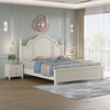 欧式床双人床18米主卧约美式床15米白色，婚床全实木