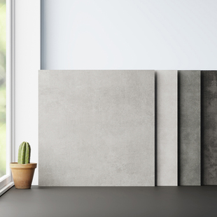 灰色水泥哑光仿古瓷砖，600x600现代800x800客厅防滑简约地砖室内
