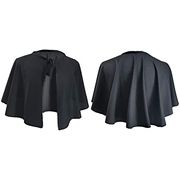 欧美男女通用黑色小披肩，万圣节舞台演出服，角色扮演短斗篷2023