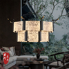 新中式全铜客厅吊灯现代简约中国风别墅餐厅灯禅意设计师茶室灯具