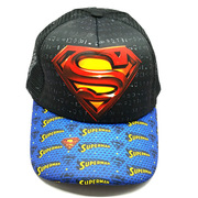 大容量网红超人帽子蜘蛛侠鸭舌棒球帽户外遮阳卡通蝙蝠侠网帽