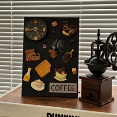 咖啡系列冰箱贴展示板摆件装饰