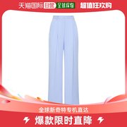 香港直邮theandamane女士nathalie折边科技织物绸缎长裤子