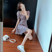 夏款2024年韩版时尚气质雪纺连衣裙