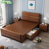 实木床1.2米儿童床1.5m储物床现代简约1m小户型家用1.35米单人床