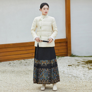 短款中国风羽绒服，女冬季2023新中式棉服女款唐装，加厚复古外套棉袄