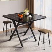 折叠桌餐桌家用小桌子吃饭桌简易小型折叠桌椅便携摆摊桌宿舍方桌