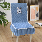 餐椅垫坐垫靠背垫一体家用防滑餐椅，套装加厚椅子，垫现代简约椅子罩