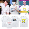 EXO边伯贤演唱会街拍打歌服同款短袖T恤男女夏季纯棉上衣服