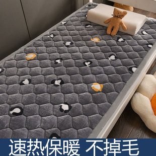 珊瑚牛奶绒学生宿舍床垫，单人专用90cm毛毯垫子褥子铺垫保暖秋冬季
