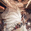 婚庆道具舞蝶背景大型舞台婚礼，布置铁艺蝴蝶，翅膀装饰场景摆件