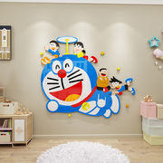 幼儿园布置哆啦a梦叮当机器猫，立体墙贴儿童房间卧室床头墙面装饰