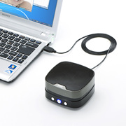 SANWA SUPPLY视频会议话筒麦克风+扩音器USB全向视频话筒扬声器