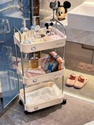 化妆品置物架收纳小推车卫生间，浴室床头多功能，多层落地零食储物架