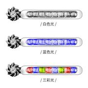 风力日行灯汽车中网警示爆闪灯车载LED免接线迎风装饰灯改装配件