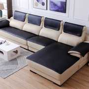 皮质防滑沙发垫四季通用欧式简约高档沙发扶手垫贵妃真皮沙发