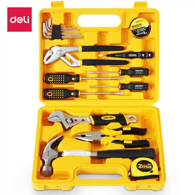 得力deli16件套多功能組合工具箱工具套裝在類目 電子詞典/電紙書/文化用品, 其它文化用品中 - 來自Buy2taobao.com提供專業的淘寶代購服務