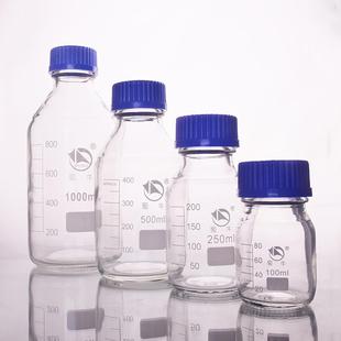 蓝盖试剂瓶1L2L3L5L10L20L高硼硅玻璃瓶可高温高压灭菌25ml50ml