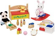 2022最日本森贝儿可爱玩具套装白兔熊猫宝宝男女孩过家家礼物