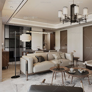 新中式实木沙发小户型客厅会客家具组合禅意简约现代全屋定制家具
