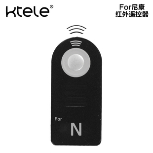 ktele尼康单反相机无线红外自拍遥控器d320033003400d520053005500d610d90d7100d7200d7500d750