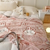 雪花绒毛毯空调毯珊瑚绒，沙发午睡小毯子毛巾被披肩沙发盖毯床上用