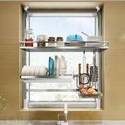窗户置物架窗台免打孔厨房调味料架顶天立地沥水碗碟架收纳置物架