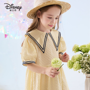 迪士尼女童连衣裙2024儿童夏装裙子白雪公主裙中大童洋气薄款