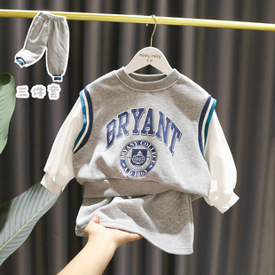 3折1-5岁女宝宝卫衣，套装春装韩版3女童休闲运动风三件套