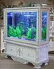 欧式生态鱼缸水族箱玻璃大型中型屏风隔断1米 1.2米 1.5米底过滤