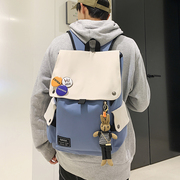 双肩包男士(包男士，)日系百搭通勤旅游背包，大容量学生电脑包初高中学生书包