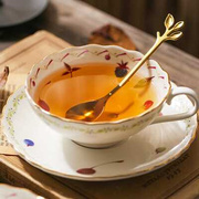 英式田园风下午茶茶具套装欧式小奢华咖啡具咖啡杯套装家用花茶杯